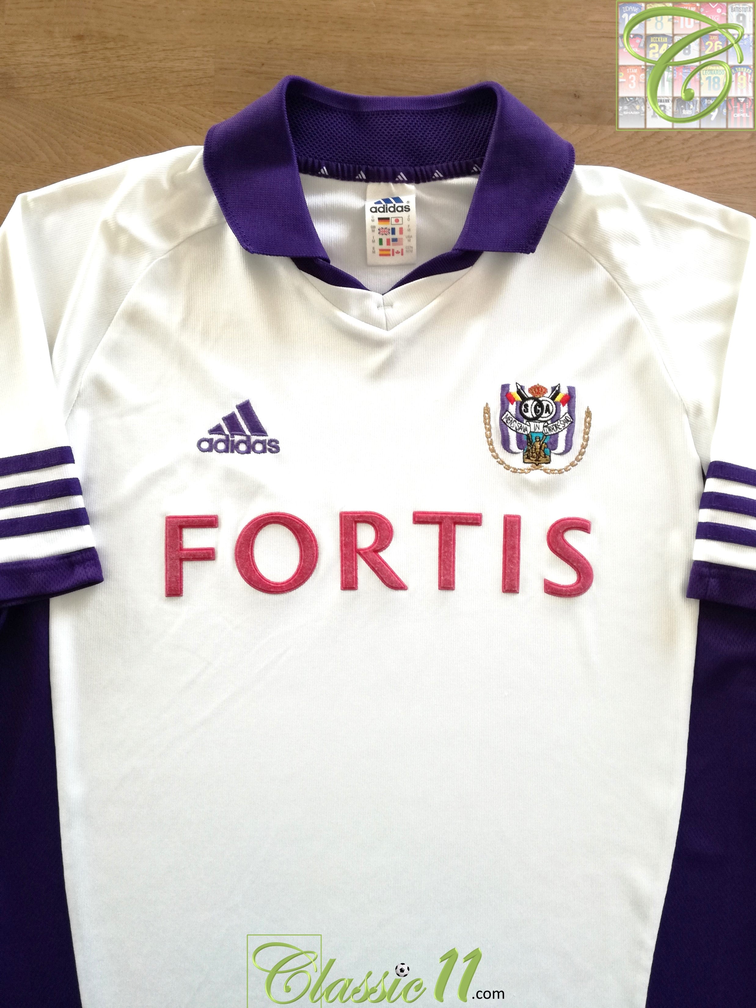 2001/02 Anderlecht Home Football Shirt