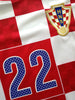 2010/11 Croatia Home 'Euro 2012 Qualifiers' Player Issue Football Shirt Bartulović #22 (L)