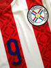 2015 Paraguay Home Copa America Football Shirt Santa Cruz #9 (L) *BNWT*