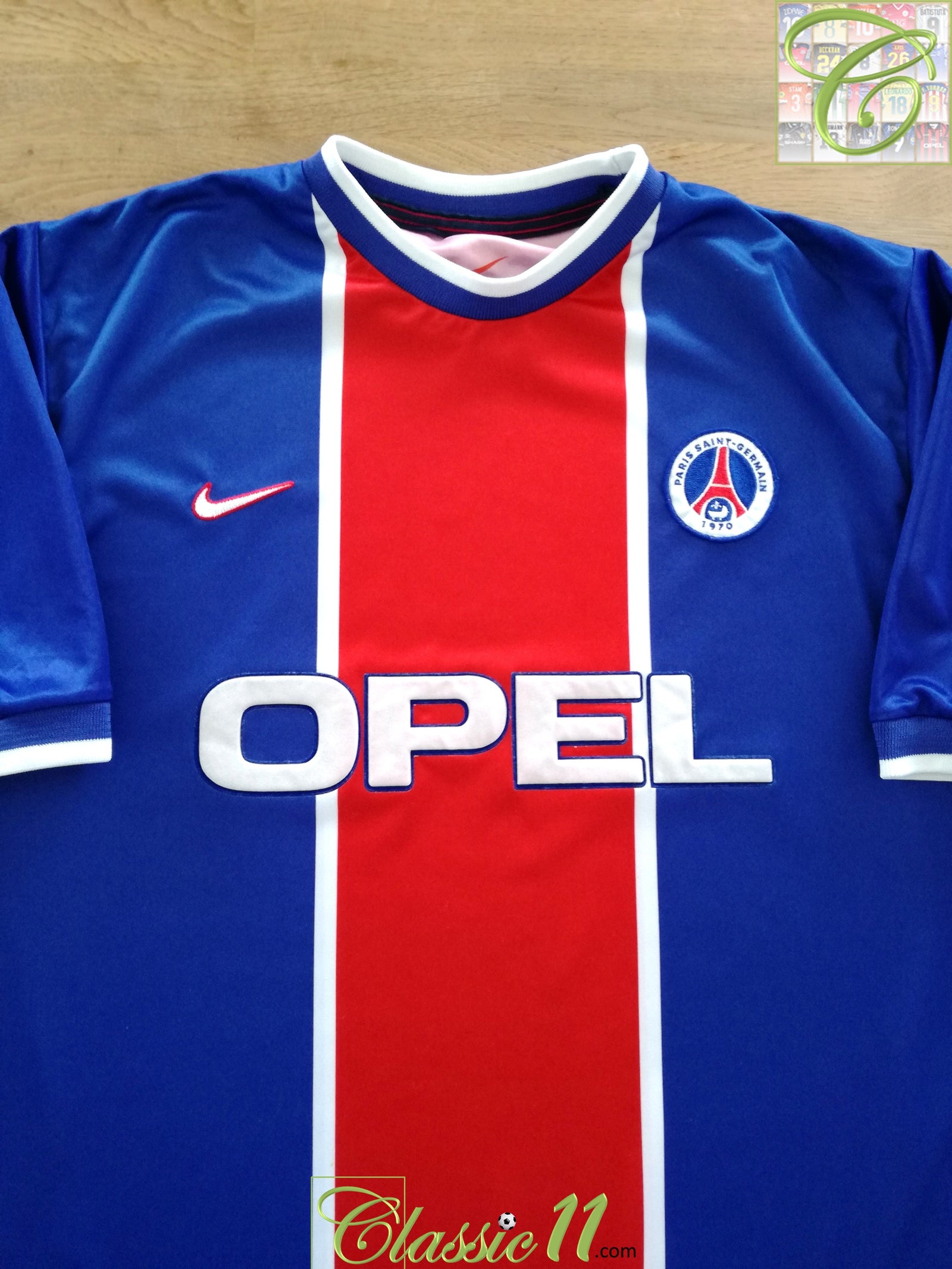 1999/00 PSG Home Player Issue Football Shirt