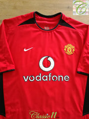 2002/03 Man Utd Home Football Shirt