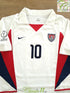 2002 USA Home World Cup Football Shirt Reyna #10