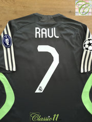 2007/08 Real Madrid 3rd Champions League Football Shirt Raul #7