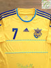 2011/12 Ukraine Home Football Shirt Shevchenko #7