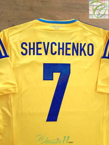 2011/12 Ukraine Home Football Shirt Shevchenko #7