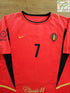 2002 Belgium Home World Cup Football Shirt Wilmots #7