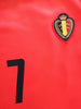 2002 Belgium Home World Cup Football Shirt Wilmots #7 (L)