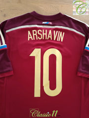 2014/15 Russia Home Football Shirt Arshavin #10