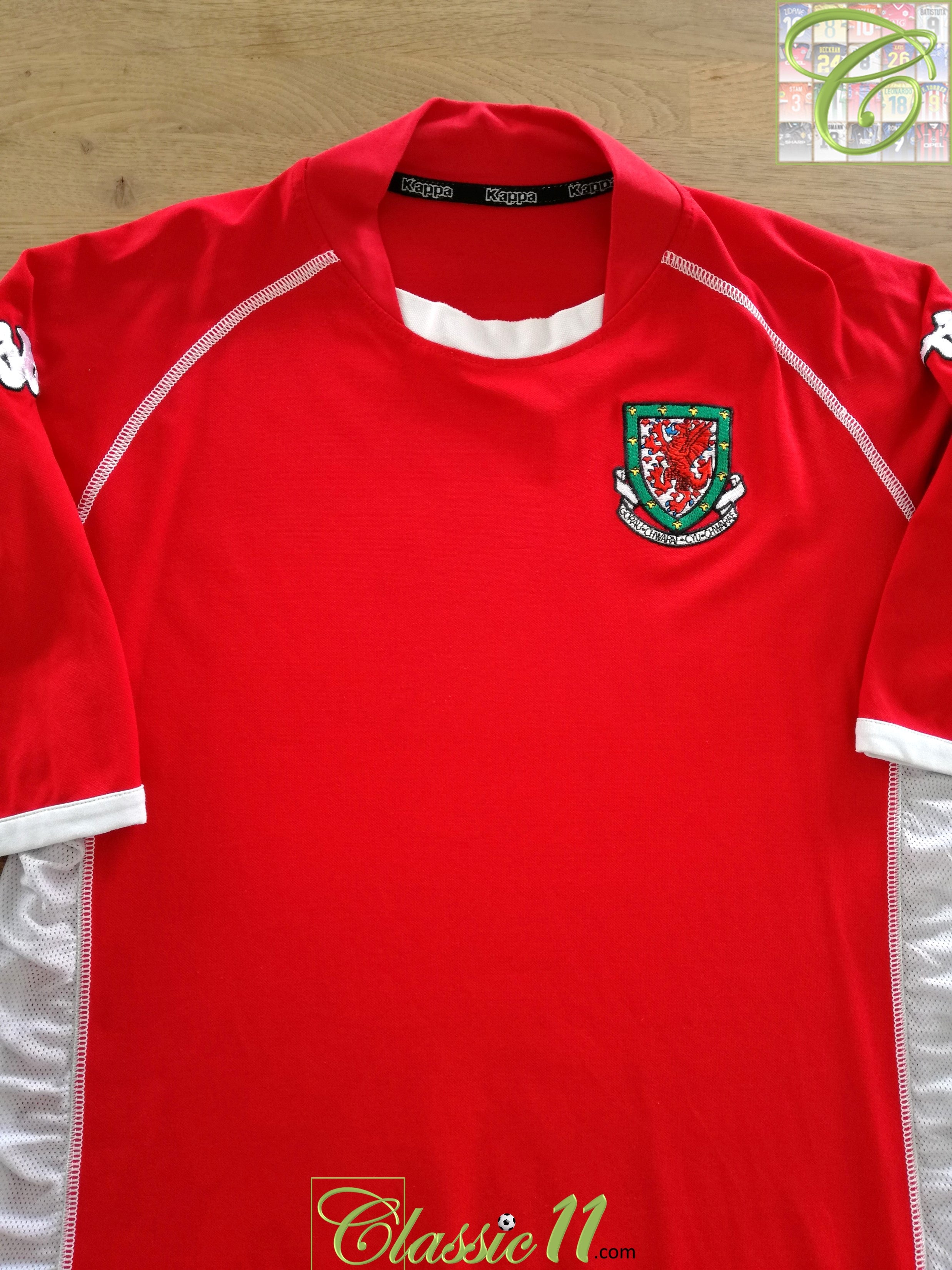 2002/03 Wales Home Football Shirt