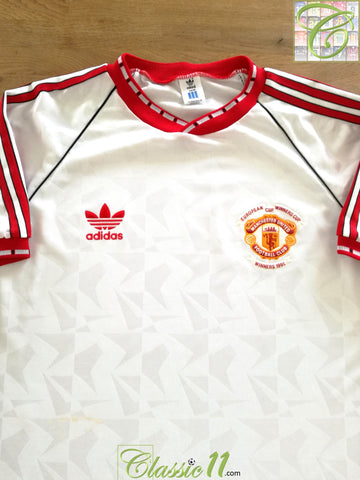 1991 Man Utd European Cup Winners Cup Football Shirt