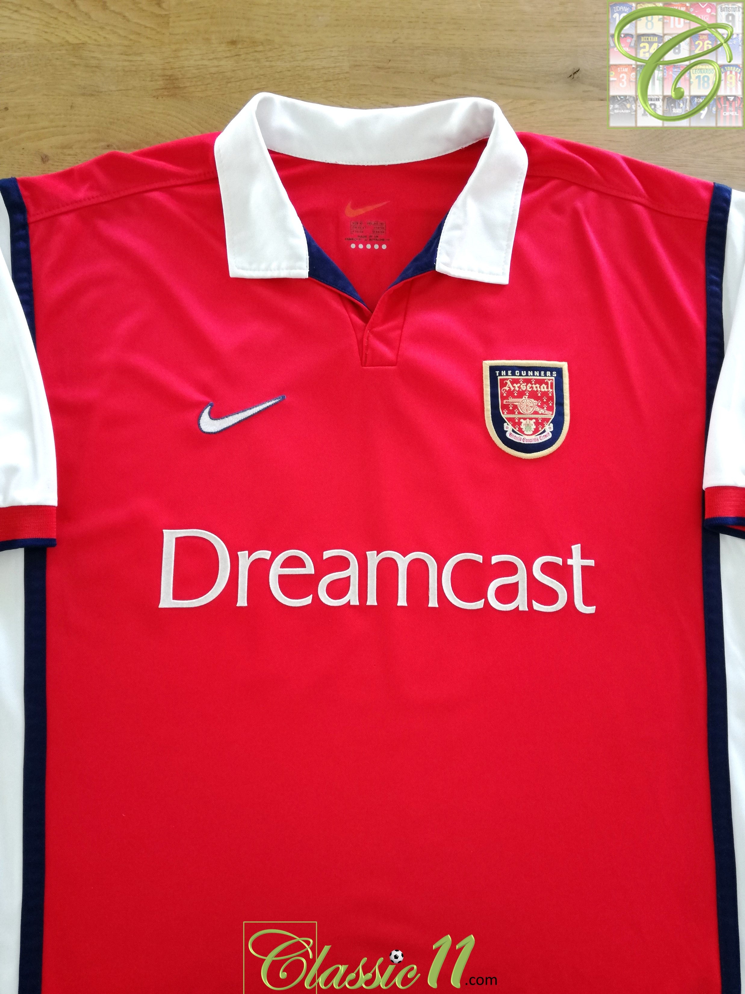 1999/00 Arsenal Home Football Shirt