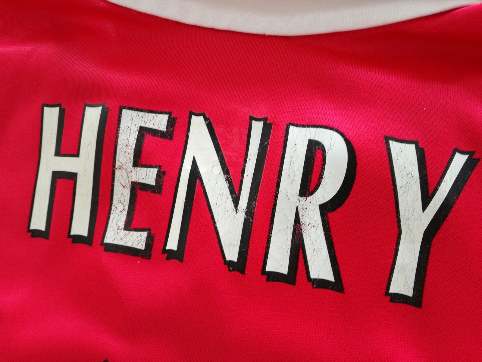 1999/00 Arsenal Home Premier League Football Shirt Henry #14 (XL)