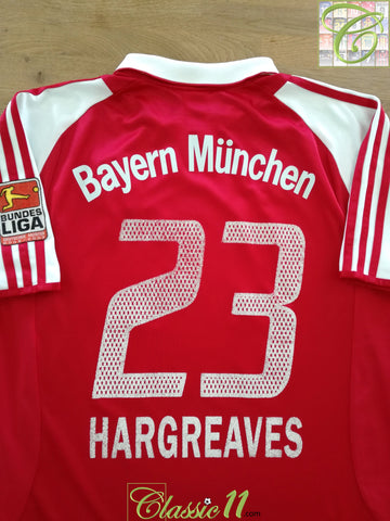 2003/04 Bayern Munich Home Bundesliga Football Shirt Hargreaves #23