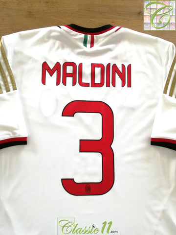 2013/14 AC Milan Away Football Shirt Maldini #3