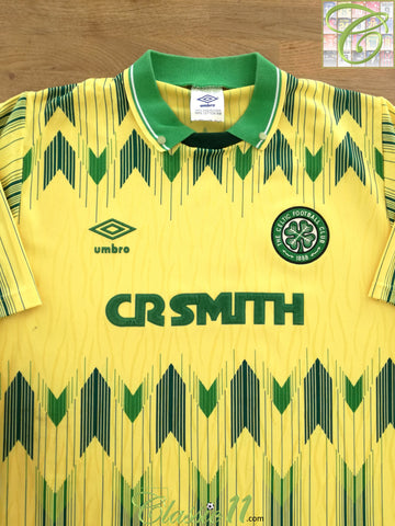 1989/90 Celtic Away Football Shirt