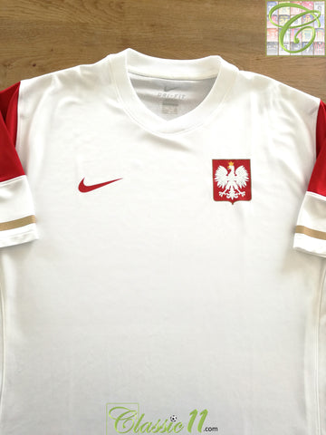 2010/11 Poland Home Player Issue Football Shirt