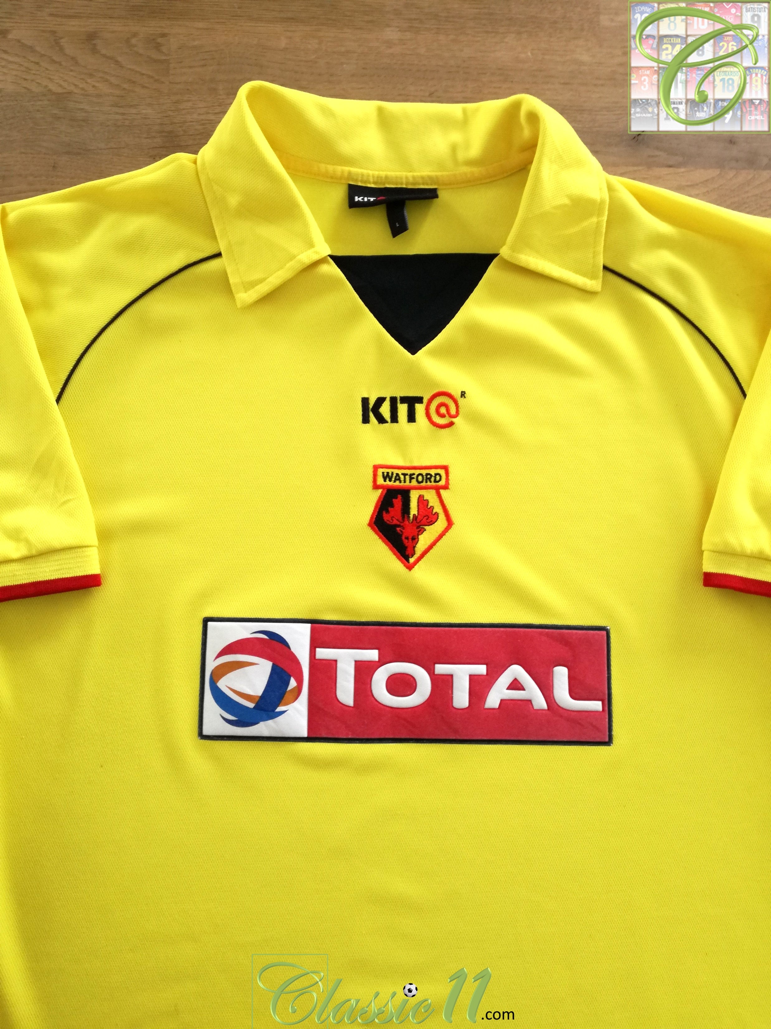 2003/04 Watford Home Football Shirt