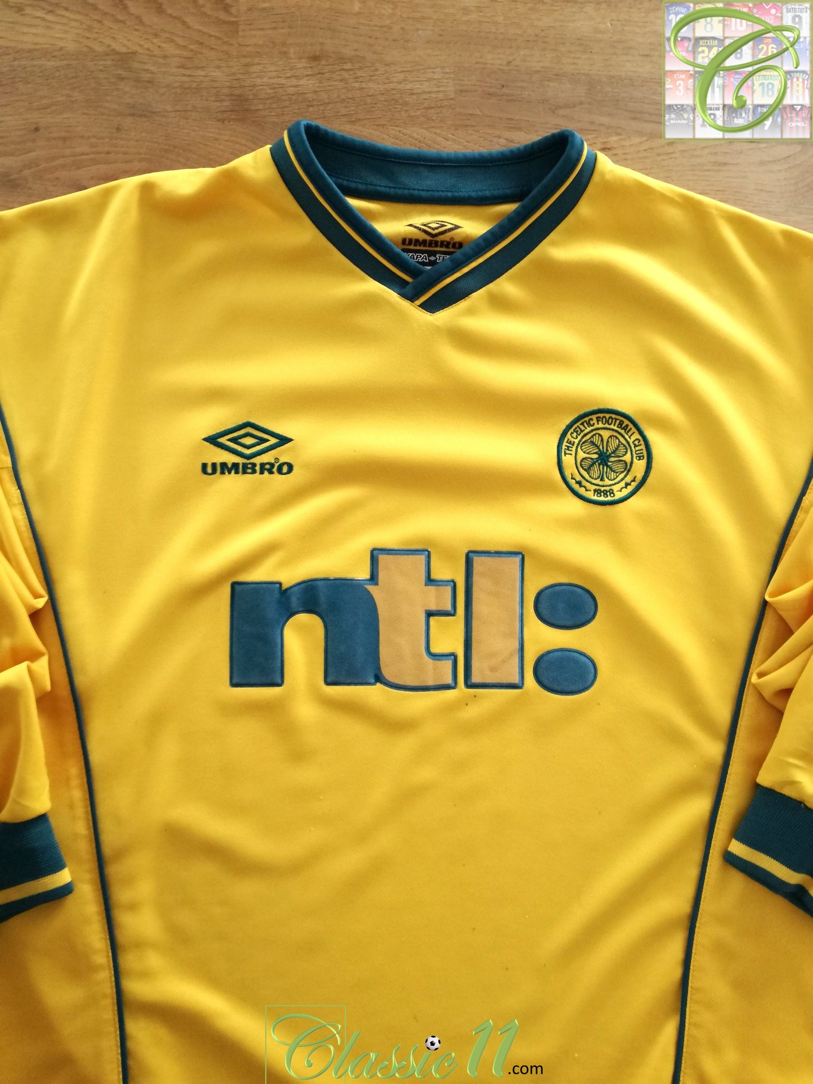 2000/2001 Celtic Away Long Sleeve Football Shirt