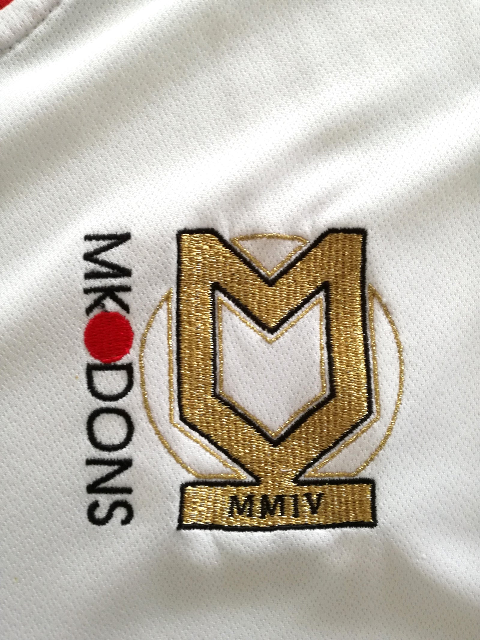 2017/18 MK Dons Home Football Shirt (XL)