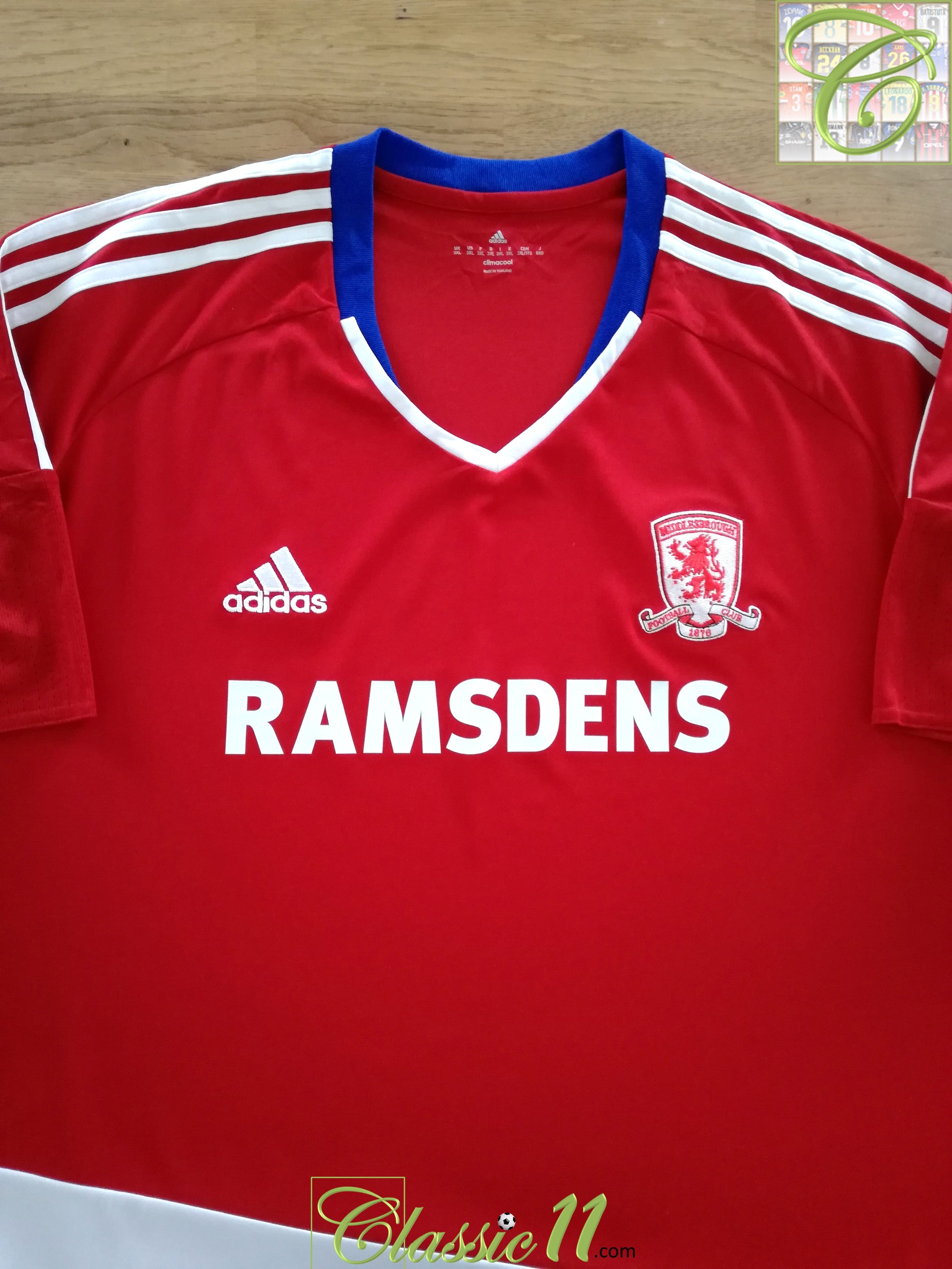 2016/17 Middlesbrough Home Football Shirt