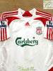 2007/08 Liverpool Away Premier League Football Shirt Gerrard #8 (Y)