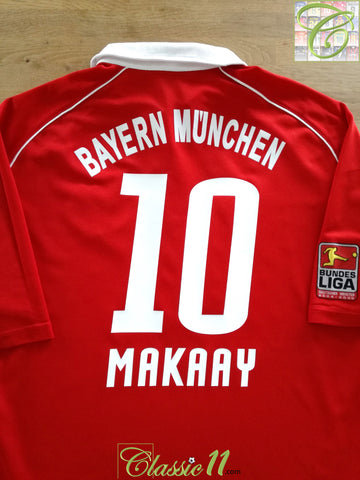 2005/06 Bayern Munich Home Bundesliga Football Shirt Makaay #10