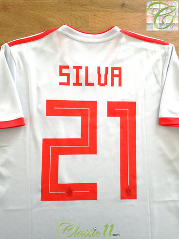 2018/19 Spain Away Football Shirt Silva #21