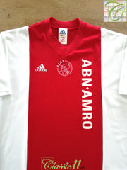 2001/02 Ajax Home Basic Football Shirt