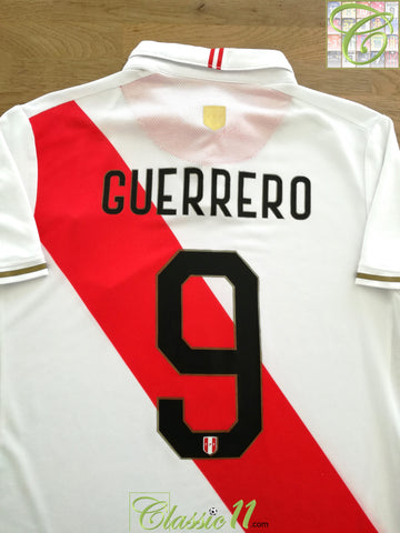 2019 Peru Home Football Shirt Guerrero #9