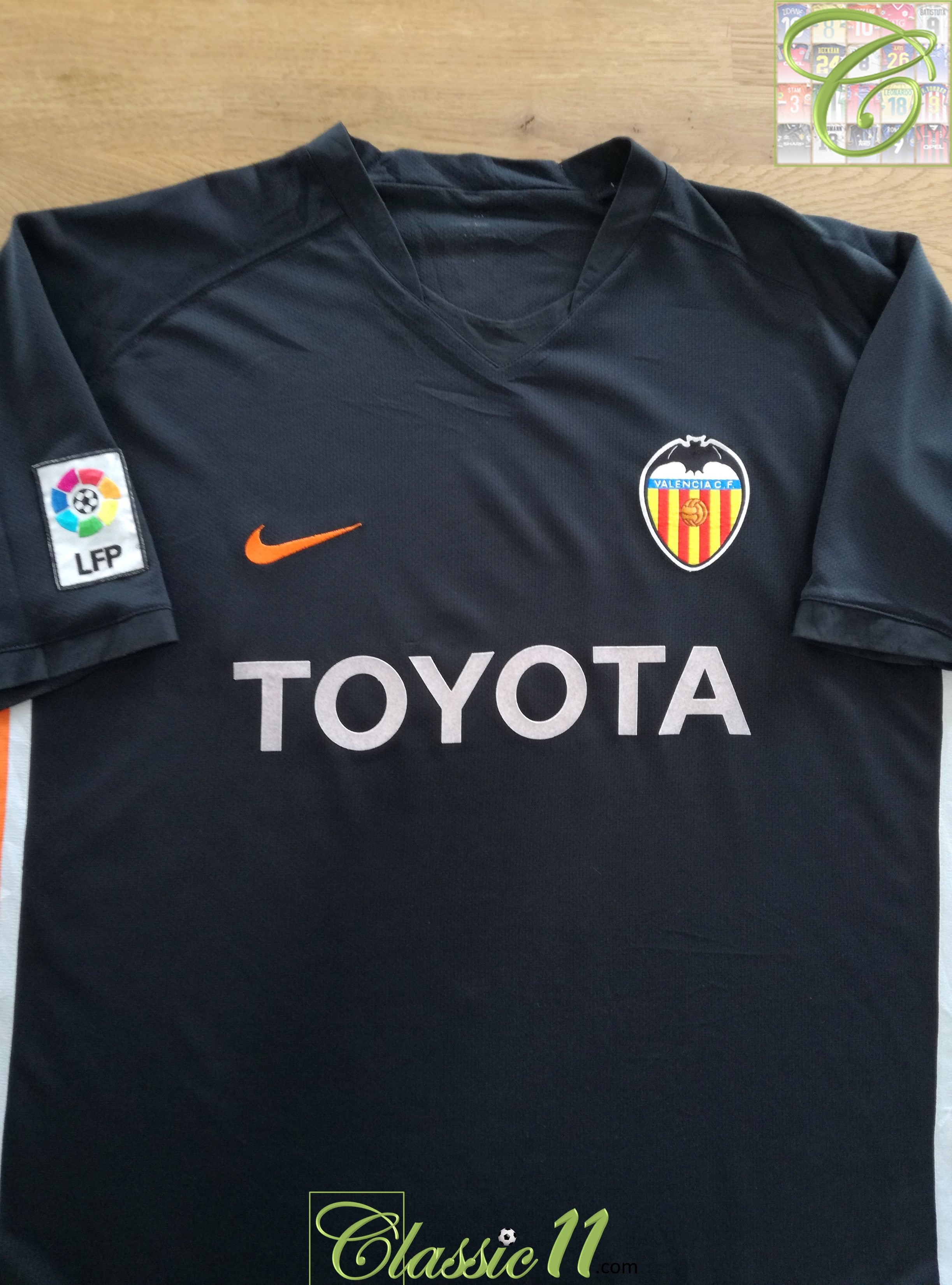 2006/07 Valencia Away La Liga Football Shirt (XXL)