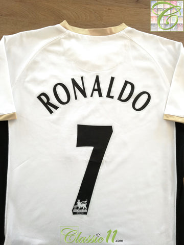 2006/07 Man Utd Away Premier League Football Shirt Ronaldo #7