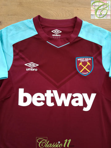 2017/18 West Ham Home Football Shirt