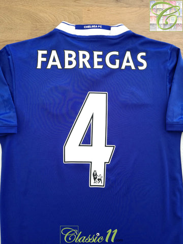 2016/17 Chelsea Home Premier League Football Shirt Fabregas #4