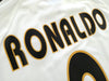 2004/05 Real Madrid Home La Liga Football Shirt Ronaldo #9 (B)