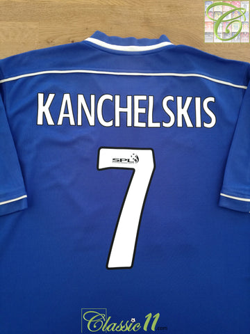 1999/00 Rangers Home SPL Player Issue Football Shirt Kanchelskis #7