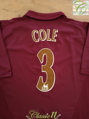 2005/06 Arsenal Home Premier League Football Shirt Cole #3