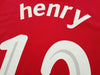 2011/12 Arsenal Home 125th Anniversary Football Shirt Henry #12 (XL)