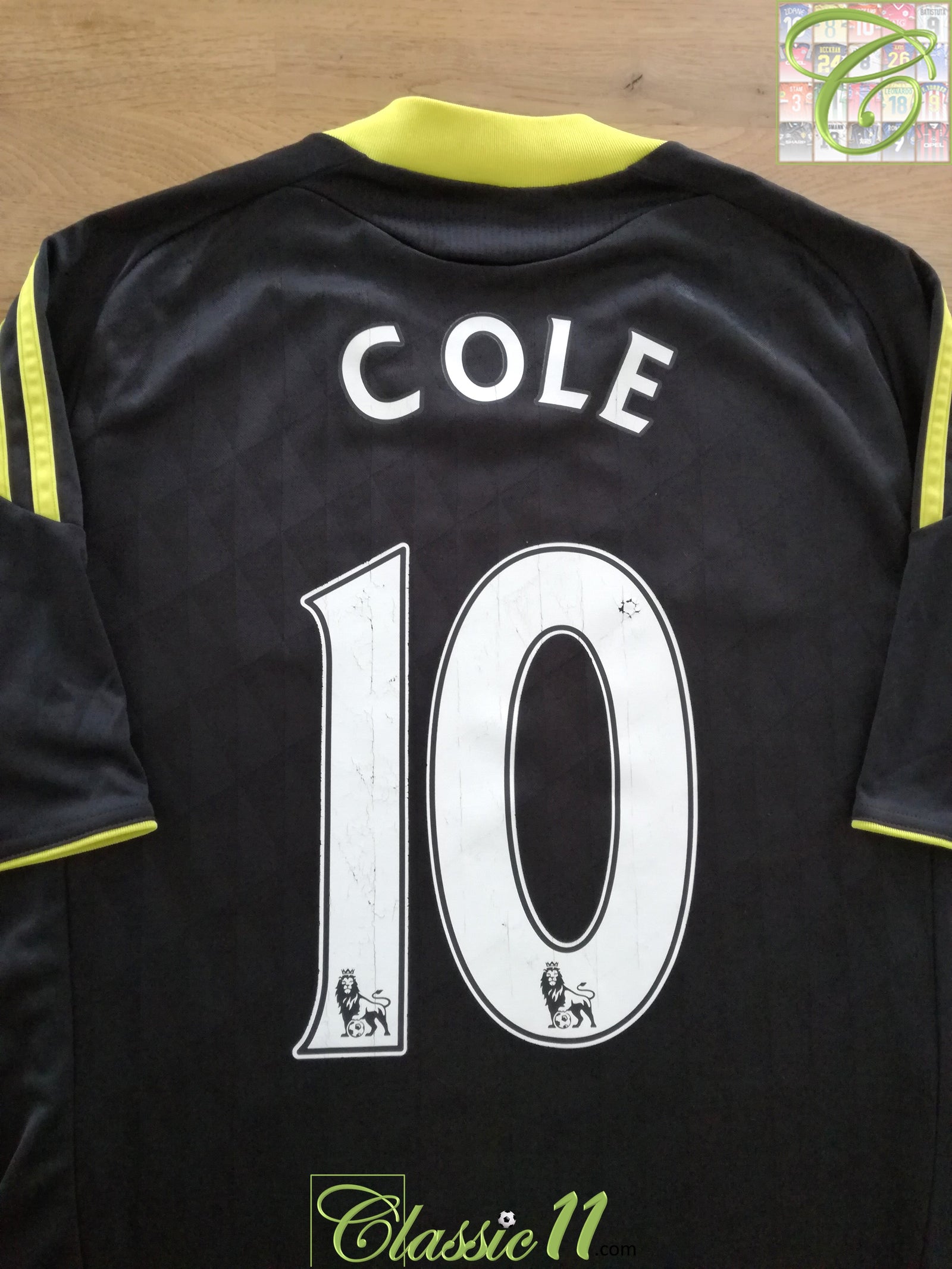 2010/11 Liverpool 3rd Premier League Football Shirt Cole #10 (S)