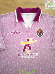 2003 Real Valladolid '75th Anniversary' Football Shirt