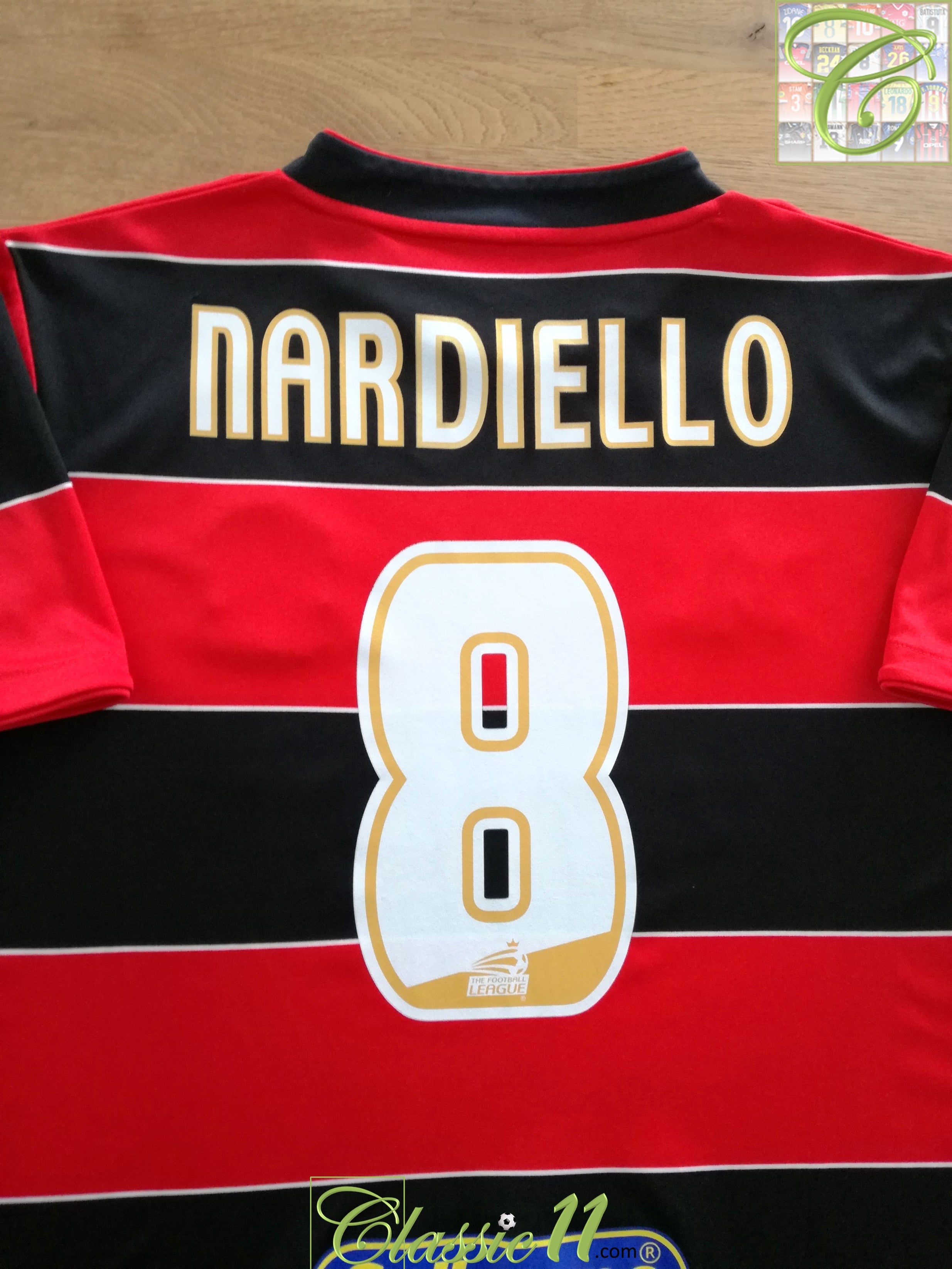 2007/08 QPR Away Football League Shirt Nardiello #8