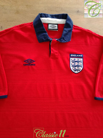 2000/01 England Away Football Shirt (L)