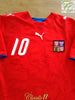 2006/07 Czech Republic Home Football Shirt Rosicky #10