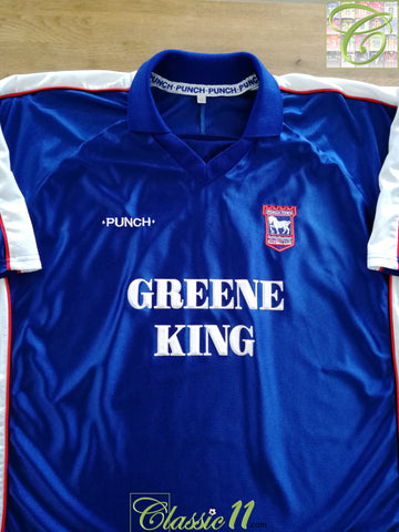 1999/00 Ipswich Town Home Football Shirt