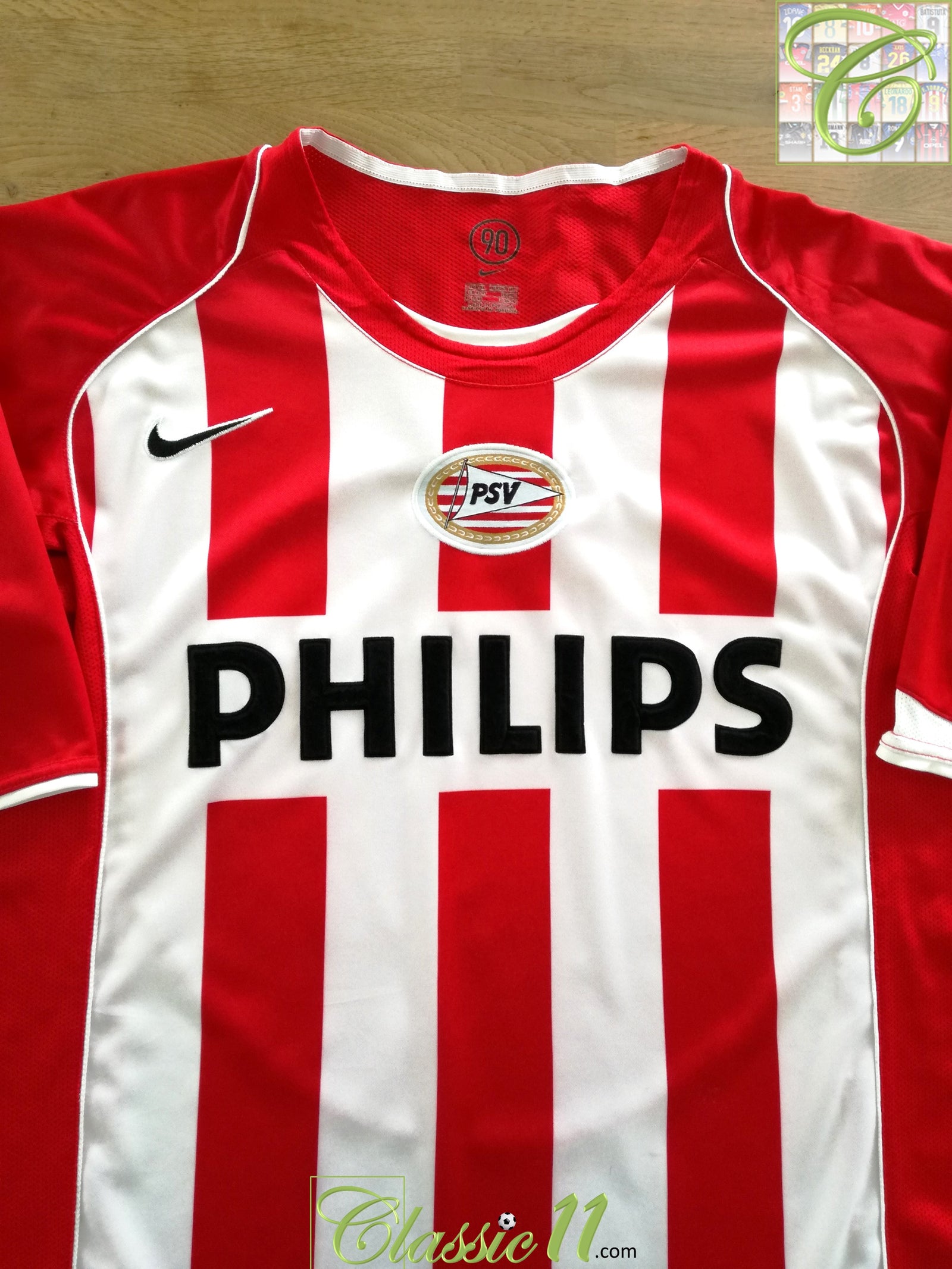 2004/05 PSV Home Football Shirt Nielus #12 (XL)