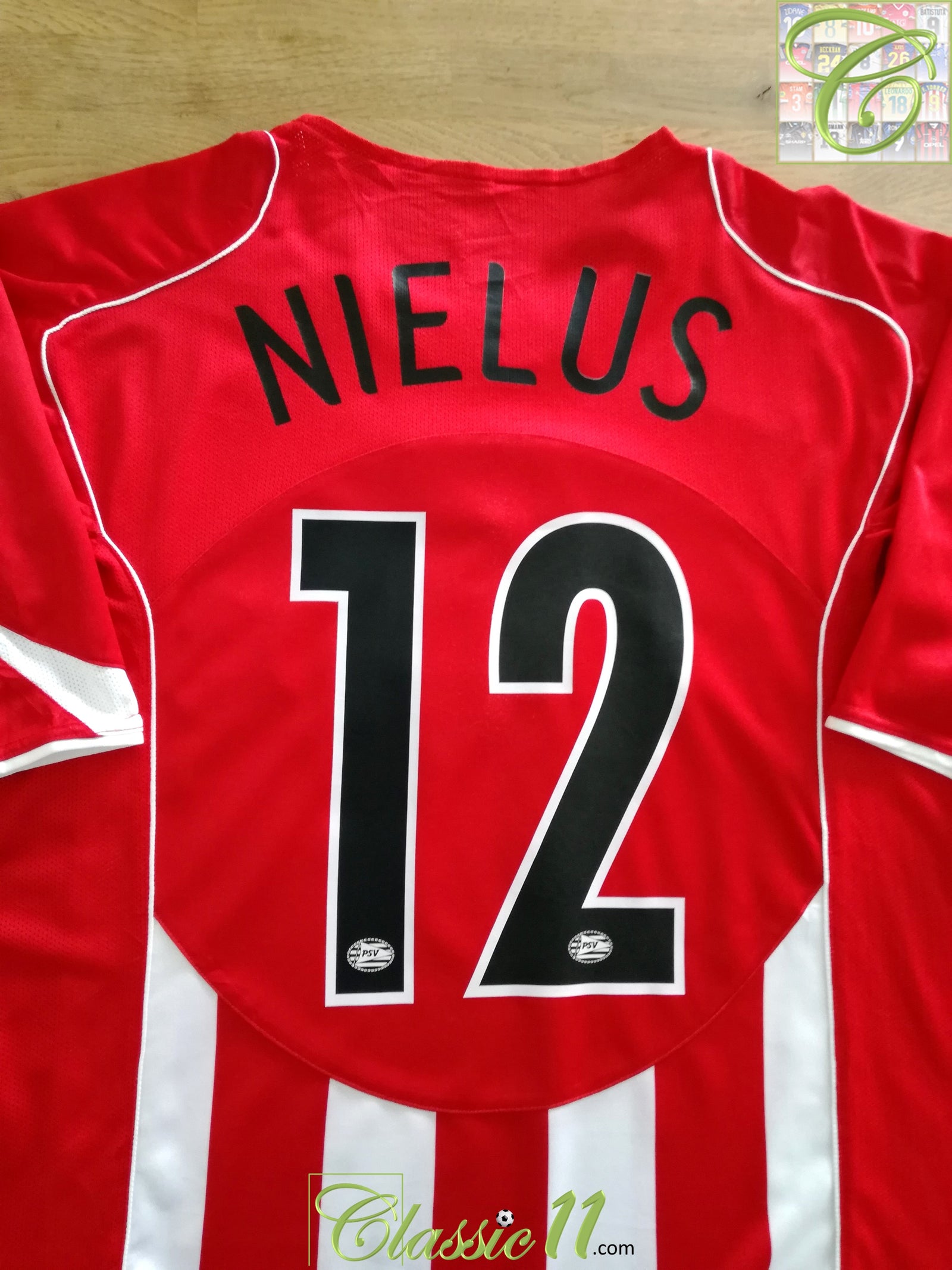 2004/05 PSV Home Football Shirt Nielus #12 (XL)