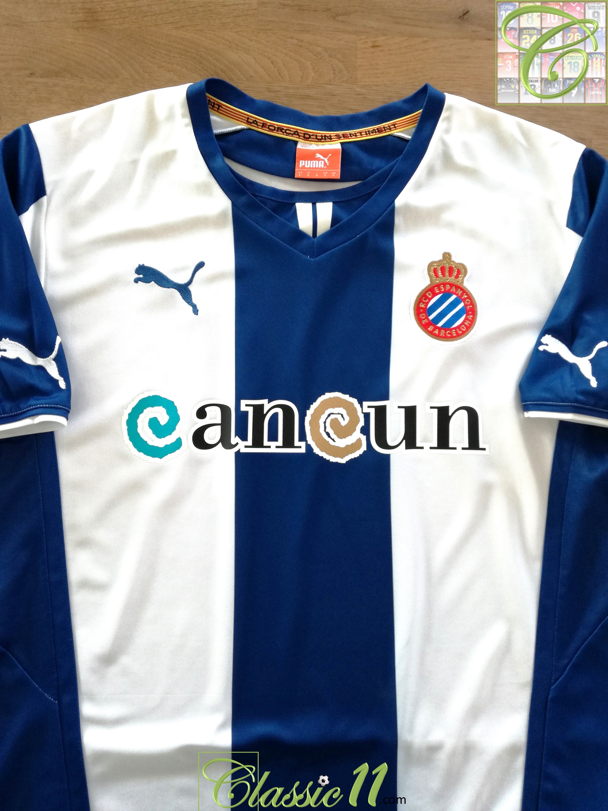 2013/14 Espanyol Home Football Shirt (L)