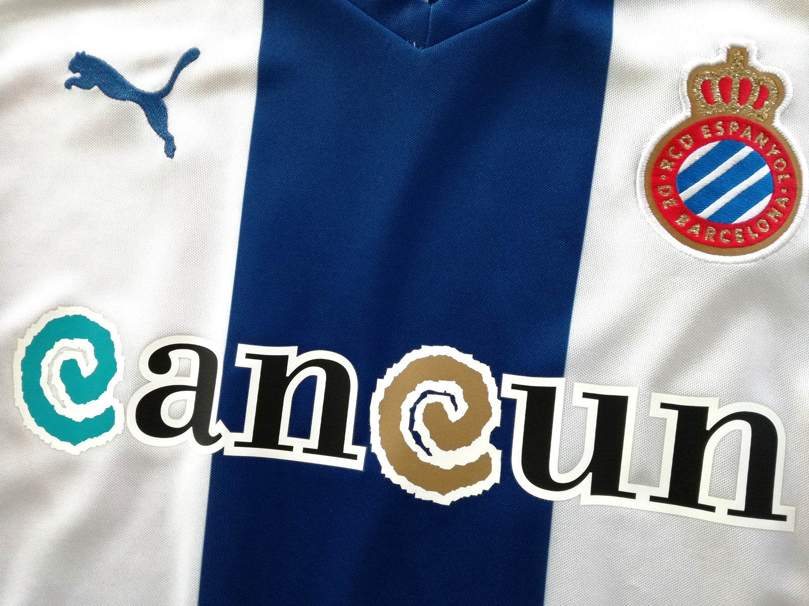 2013/14 Espanyol Home La Liga Football Shirt (XXL)