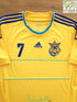 2011/12 Ukraine Home Football Shirt Shevchenko #7 (L)