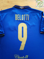 2020/21 Italy Home Football Shirt Belotti #9