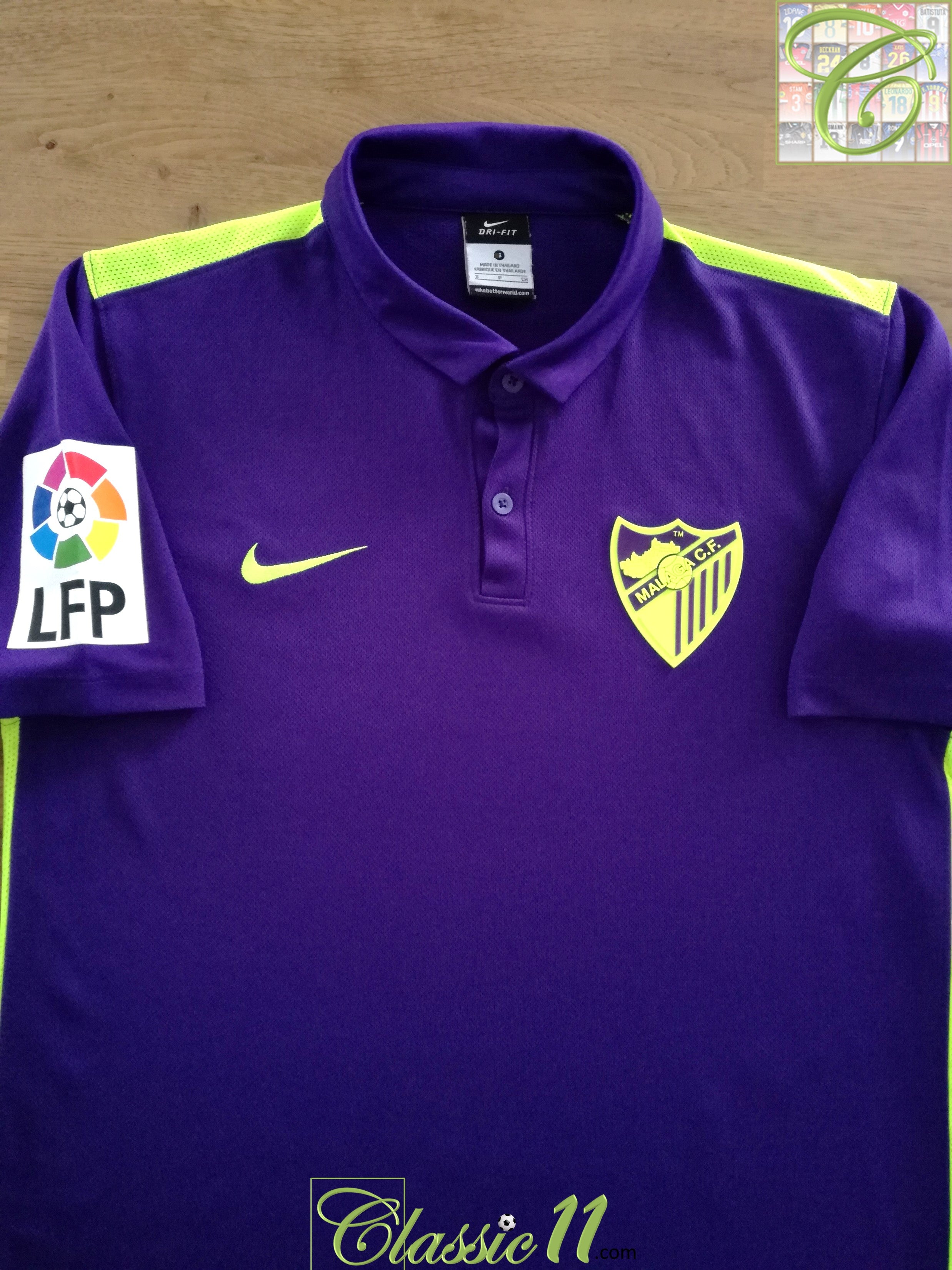 2015/16 Malaga Away La Liga Football Shirt